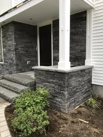 Stone Veneer, New Siding & Roof in Norfolk, MA by LD Landscape & Construction — photo 5